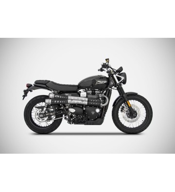 ZARD Silencers for Triumph Street Scrambler 17-