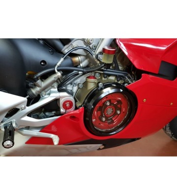 CNC Tampa de Embraiagem Transparente para PANIGALER V4 18-