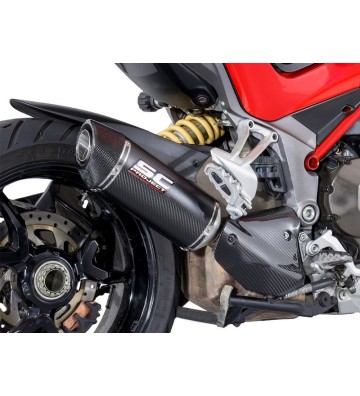 SC PROJECT OVAL Ponteira de Escape para MULTISTRADA 1200 15-17