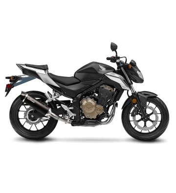 LEOVINCE NERO Ponteira de Escape para CB500X 17- / CB500F 16- / CBR500R 16-