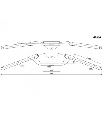 RIZOMA Handlebar RACE RETRO