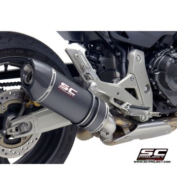 SC PROJECT OVAL Silencer for CB600F HORNET 07-16