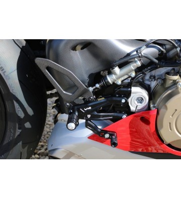 CNC Racing Rear Set Control Kit for PANIGALE V4 R 19-