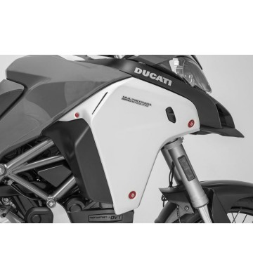 CNC Racing Radiator cover cap set for Multistrada Enduro