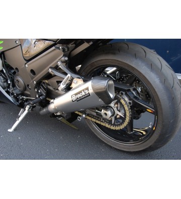 Brock's Performance CT Dual Full Exhaust System w/ QuietKore Muffler for ZZR14 06-20