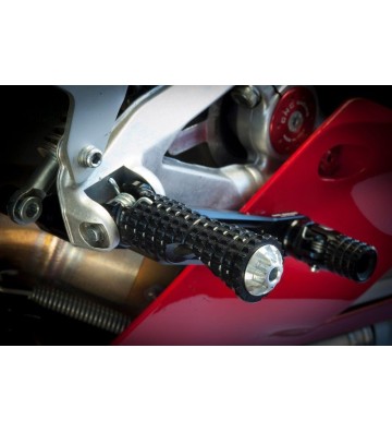 CNC RACING Footpegs Kit for Stock Rearsets (Driver) Ducati / MV Agusta