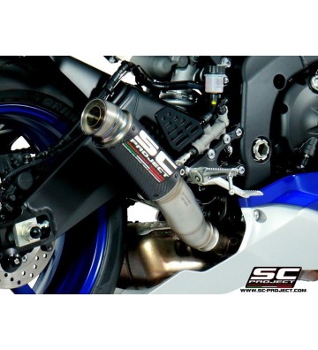 SC PROJECT GP70-R Ponteira de Escape para YZF-R6 17-