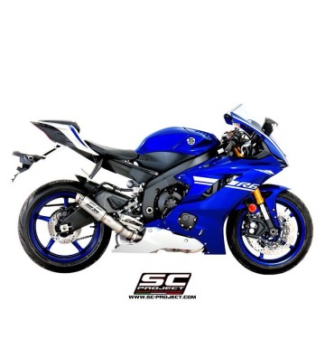 SC PROJECT GP70-R Ponteira de Escape para YZF-R6 17-