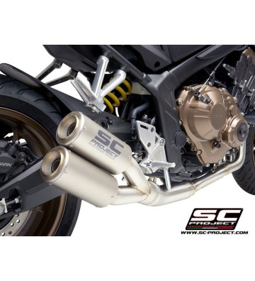 SC PROJECT Twin CR-T Full Exhaust System for CB650R 19-