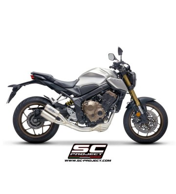 SC PROJECT Twin CR-T Full Exhaust System for CB650R 19-