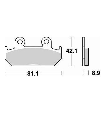 BRAKING Kit Pastilhas (Frente)