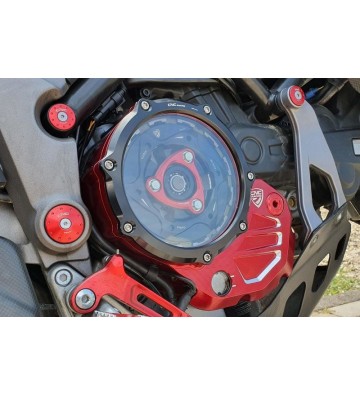 CNC RACING Clear cover oil bath clutch for DIAVEL 1260 / MULTISTRADA 1200 15- / MULTISTRADA 1260 18-