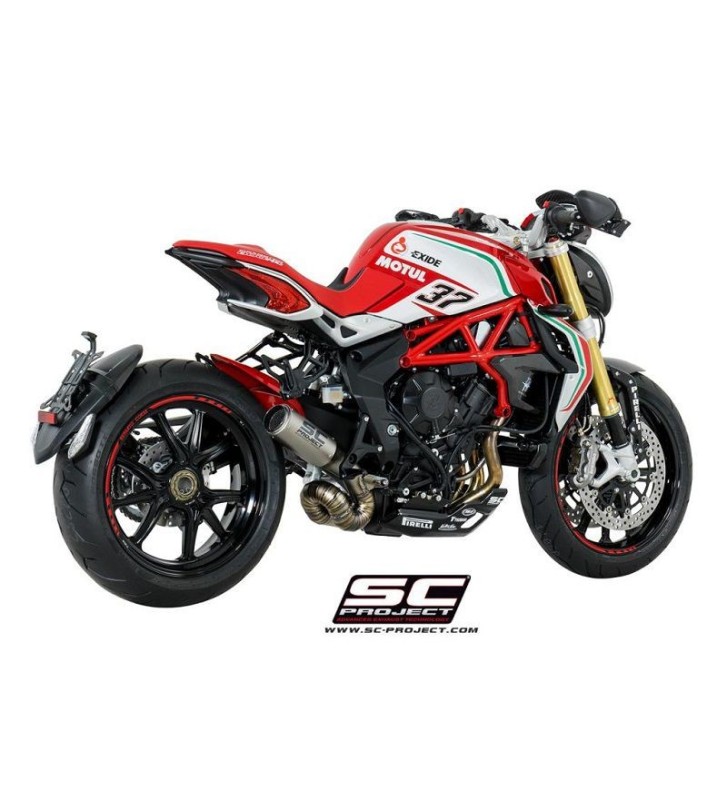 SC PROJECT CR-T Ponteira de Escape para DRAGSTER RR 800 18-