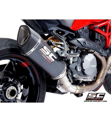 SC PROJECT SC1-R Ponteira de Escape para MONSTER 1200 17-