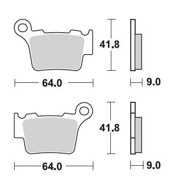 BRAKING Off Road Sintered Pad for KTM / HUSQVARNA / GASGAS