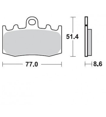 BRAKING Kit Pastilhas Frente