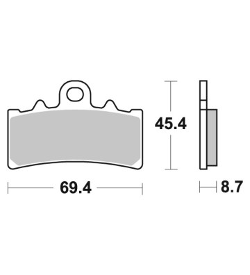 BRAKING Kit Pastilhas Frente