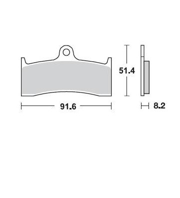 BRAKING Kit Pastilhas Frente