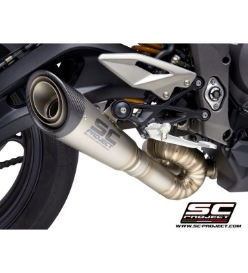 SC PROJECT S1 Ponteira de Escape para STREET TRIPLE 765 S - R - RS 20-