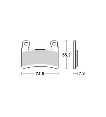 BRAKING Kit Pastilhas Frente