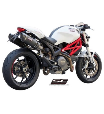 SC PROJECT OVAL Ponteiras de Escape para MONSTER 696 09-14