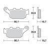 BRAKING Pads Rear Kit