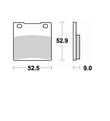 BRAKING Pads Rear Kit