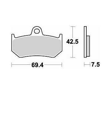 BRAKING Kit Pastilhas Traseiras