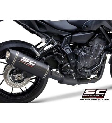 SC PROJECT SC1-S Full Exhaust System for MT-07 21-