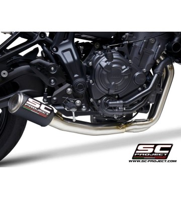 SC PROJECT CR-T Full Exhaust System for MT-07 21-