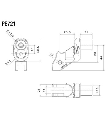 RIZOMA Adaptadores de Pousa-pés para DIAVEL 1260