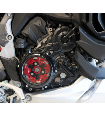 CNC Racing Clear clutch cover  Conversion kit Ducati for Multistrada V4 20-22