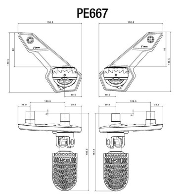 RIZOMA Kit de peseiras para X-ADV 21-