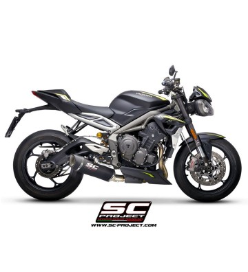 SC PROJECT SC1-R Ponteira de escape para STREET TRIPLE 765 S - R - RS 20-