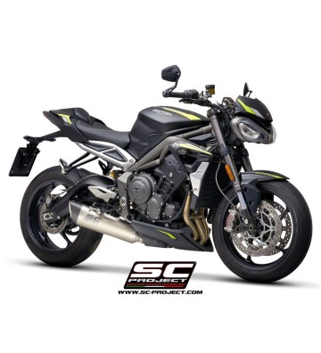 SC PROJECT SC1-R Ponteira de escape para STREET TRIPLE 765 S - R - RS 20-