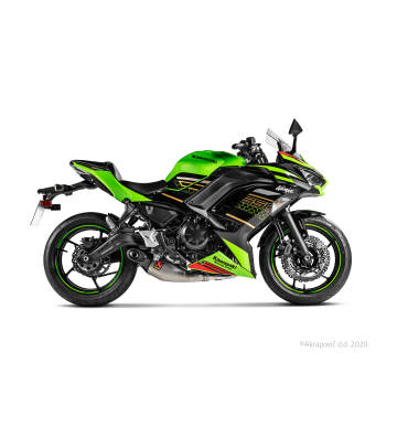 AKRAPOVIC Escape Completo para Kawasaki Ninja 650 19-