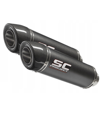 SC PROJECT OVAL Ponteiras de Escape para MONSTER 696 09-14