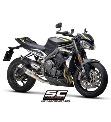 SC PROJECT S1 Ponteira de escape para STREET TRIPLE 765 S - R - RS 20-22