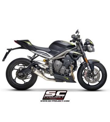 SC PROJECT S1 Ponteira de escape para STREET TRIPLE 765 S - R - RS 20-22