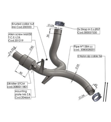 LEOVINCE Catalyst Eliminator for MULTISTRADA V2 21-