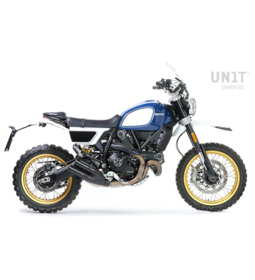 UNIT GARAGE Vidro de carenagem com suporte GPS para Ducati Scrambler 400/800 15-22