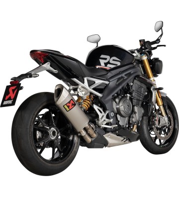 AKRAPOVIC Ponteira de escape para SPEED TRIPLE 1200 RR/RS 21-