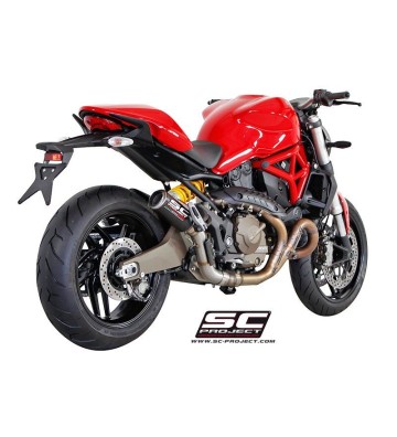 SC PROJECT CR-T Ponteira de escape para MONSTER 821 14-17