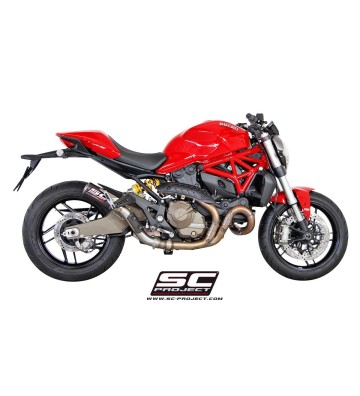 SC PROJECT CR-T Ponteira de escape para MONSTER 821 14-17