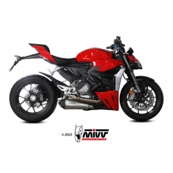 MIVV DELTA RACE Slip On for Ducati Streetfighter V2 2022-2023
