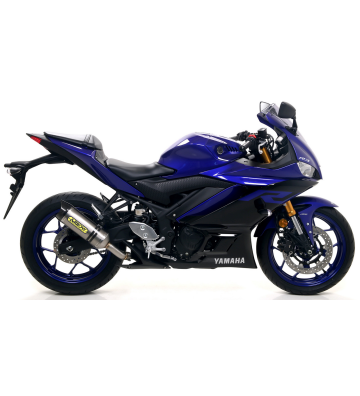 Arrow Thunder Ponteira de escape para Yamaha YZF-R3 2019-2020