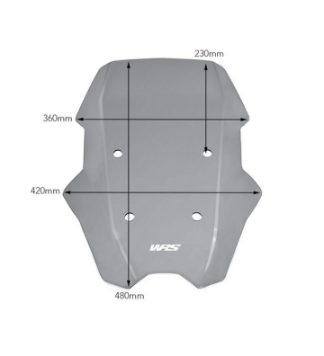 WRS Vidro de carenagem Touring para BMW C400X 2018-2023