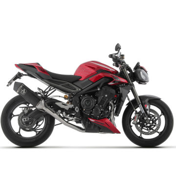 ARROW RACING VELOCE ALUMINIUM "DARK" Escape completo para Street Triple 765 RS 2023