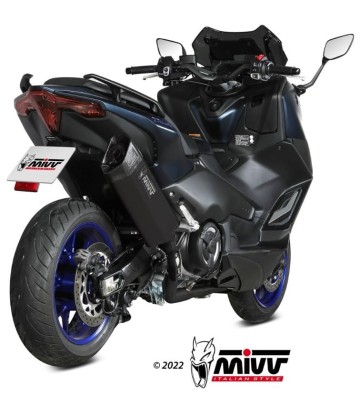 MIVV SR-1 FULL BLACK Full Exhaust system for Yamaha T-MAX 560 22-