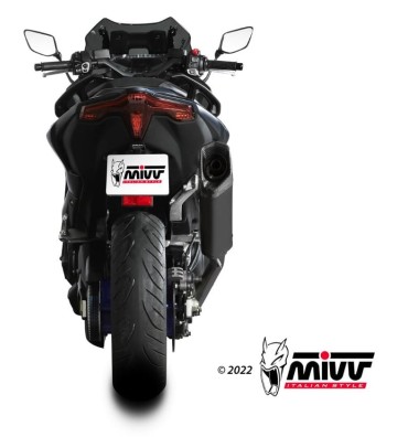 MIVV SR-1 FULL BLACK Full Exhaust system for Yamaha T-MAX 560 22-